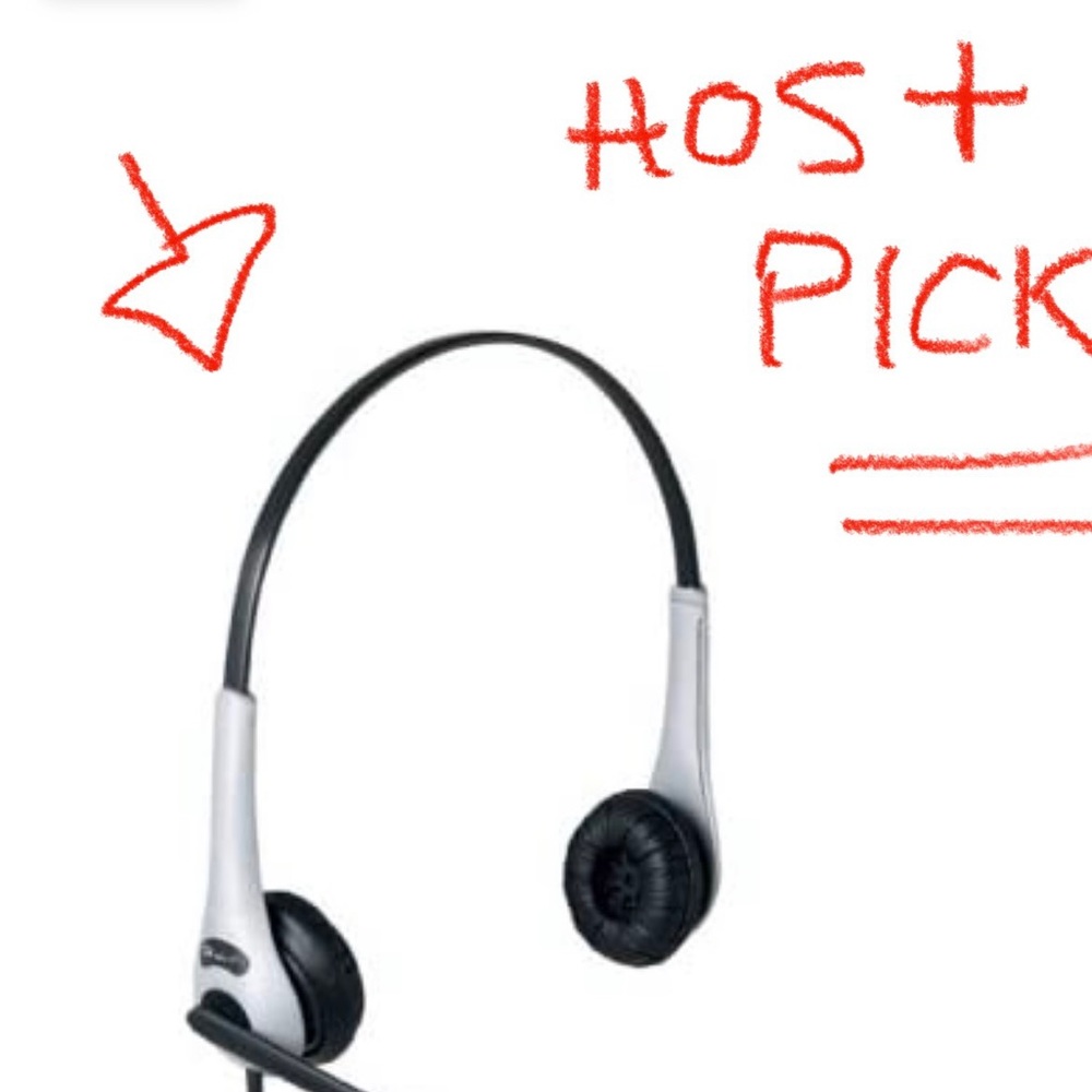 *HP* 🎉 🆕 GN Netcom 2225 Omega Noise Cancelling Binaural Headset